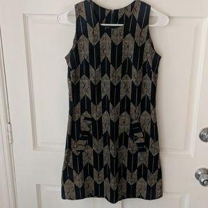 Matrushka Construction Deco 60's Mini Dress